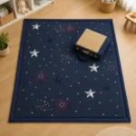 Galaxy Dreams KORAI Mat 3.5/6 ( Navy Blue with Star Pattern )